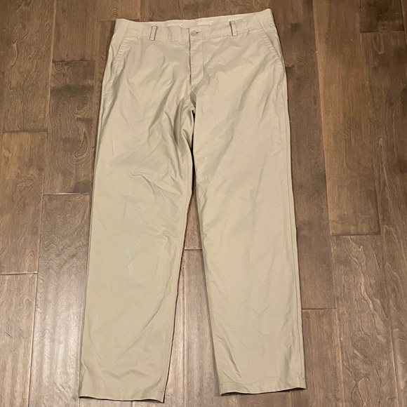 Nike Men's tan khaki gold performance pants size 36x32 - Picture 1 of 9